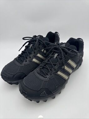 Adidas Men's Rockadia Trail Core Sneaker Black Hiking Shoes Size 12